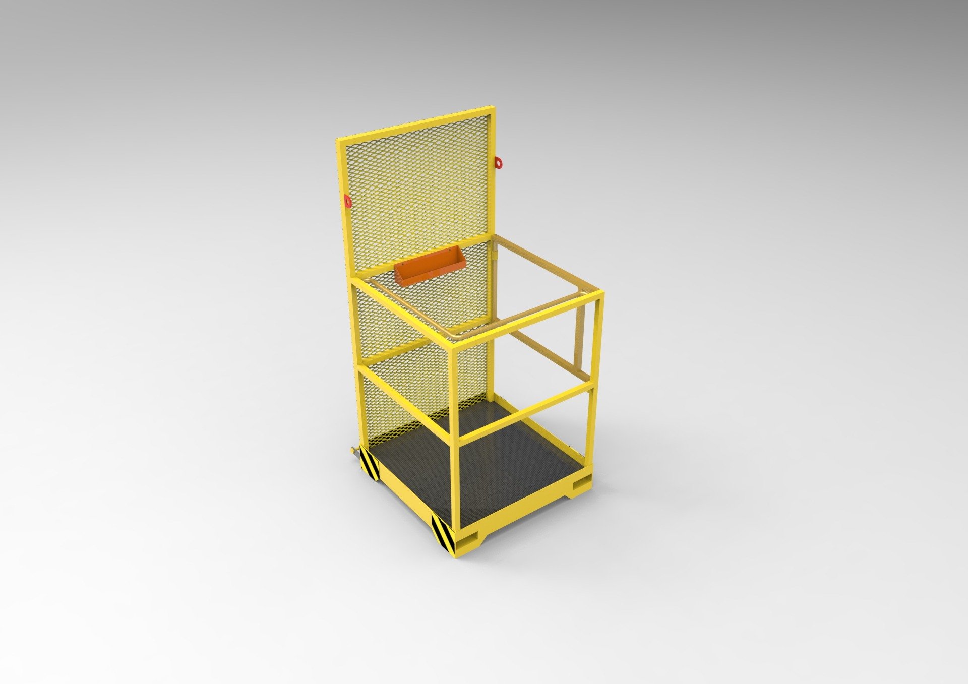 Forklift Sepeti 1 kişi render 1